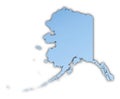 Alaska(USA) map