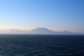 Alaska, view of Mount Edgecumbe volcano in the Gulf of Alaska