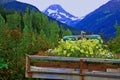 Alaska views from the Crow Creek Gold Mine Royalty Free Stock Photo