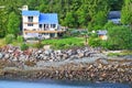 Alaska Waterfront Living Near Ketchikan Royalty Free Stock Photo