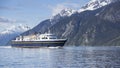 Alaskan ferry in summer Royalty Free Stock Photo