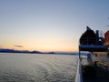 Alaskan inner passage ferry Royalty Free Stock Photo