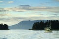 Alaskan Islands at Sunset Royalty Free Stock Photo