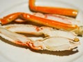 Alaskan King Crab leg Steamed Royalty Free Stock Photo