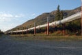 Alaskan Pipeline Royalty Free Stock Photo