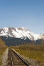 Alaskan railroad Royalty Free Stock Photo