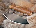 Alaskan Ulu Knife Royalty Free Stock Photo