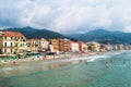 Alassio's coastline