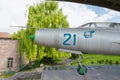 Mikoyan-Gurevich MiG-21 at Mikoyan Brothers Museum in Sanahin village, Alaverdi, Lori, Armenia.