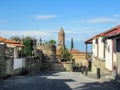 Alazani valley, Kakheti, Georgia: Signagi downtown in Georgia`s region of Kakheti and center of the Signagi Municipality in