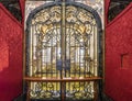 Alba de Tomes, Salamanca, Spain - October 7, 2017: Grave of St. Teresa de Avila Santa Teresa de Jesus in convent of carmelitas