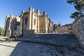 Alba de Tomes, Spain - October 7, 2017: The Basilica of Santa Teresa de Jesus, religious temple of the ducal village of Alba de