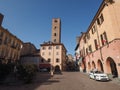 Piazza Risorgimento square in Alba Royalty Free Stock Photo