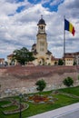 Coronation Cathedral of Holy Trinity and Archangels Michael and Gabriel in Fortress of Alba Iulia city Royalty Free Stock Photo