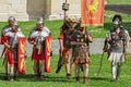 Roman Legionaires of Legio XIII Gemina Royalty Free Stock Photo