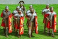 Roman Legionaires of Legio XIII Gemina Royalty Free Stock Photo