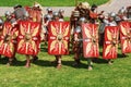 Roman Legionnaires of Legio XIII Gemina Royalty Free Stock Photo