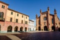 Alba piedmont, Italy, Piazza Risorgimento Royalty Free Stock Photo