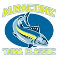 Albacore tuna fish classic Royalty Free Stock Photo