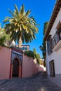 Albaicin of Granada arabic district in Spain Royalty Free Stock Photo