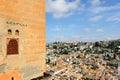 Albaicin neighborhood from the Comares tower of Alhambra in Granada, Spain