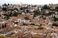 Albaicin neighborhood view Royalty Free Stock Photo