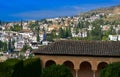 Albaicin view from Alhambra in Granada