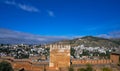 Albaicin view from Alhambra in Granada