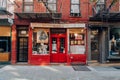 Albanese Meats and Poultry butcher shop on Elizabeth Street in Nolita, New York, USA