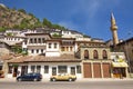 Old ottoman houses and mosque. Berat, Albania
