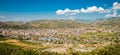 2016 Albania Berat - City of thousand windows, beautifull view of town on the hill between a lot of trees and blue sky Royalty Free Stock Photo