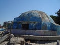 Albania bunker the landscape building military Royalty Free Stock Photo