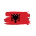 Albania flag, vector illustration