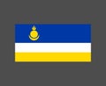 Buryatia National Europe Flag Emblem Royalty Free Stock Photo