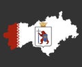 Mari El Flag National Europe Flag Map Emblem Royalty Free Stock Photo