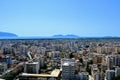 Albania, Vlore/ Vlora, panoramic cityscape seen from Kuzum Baba hill Royalty Free Stock Photo