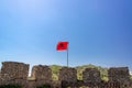 Albanian Flag in Rozafa Castle