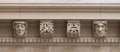 Albany City Hall stonework detail Royalty Free Stock Photo