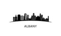 Albany city skyline.