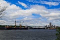 Albany NY from across the Hudson River in Rensselaer