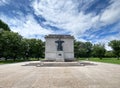 A landscape view of the Soldiers and SailorsÃ¢â¬â¢ Monument. This marble monument sculpted by Hermon Royalty Free Stock Photo