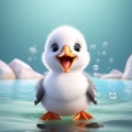 Albatross Amazement: 3D Rendering Delight