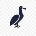 albatross transparent icon. albatross symbol design from Animals Royalty Free Stock Photo