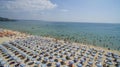 Albena Beach View from Above, Bulgaria Royalty Free Stock Photo