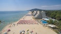 Albena Beach View from Above, Bulgaria Royalty Free Stock Photo