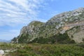 Albercutx watchtower Talaia d`Albercuix on top of mountain in Mallorca, Spain