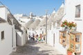 Alberobello, Apulia - Trulli street in the old town of Alberobello