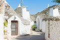 Alberobello, Apulia - Trulli within a very small alleyway