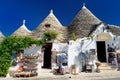 ALBEROBELLO, ITALY - MAY 30, 2015: Traditional trulli houses