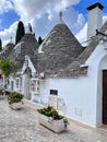 Alberobello, Italy, September 2024. Traditional trulli houses.